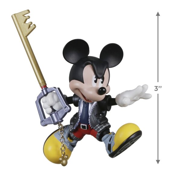 New! King Mickey Mouse Kingdom Hearts Hallmark Keepsake Christmas Ornament 2021 - Picture 3 of 5